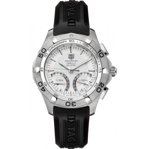 Tag Heuer Aquaracer Calibre S Silver Dial Men's Watch CAF7011-FT8011